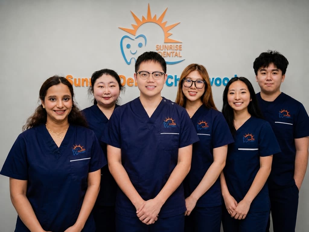 The Sunrise Dental Chatswood team in the clinic